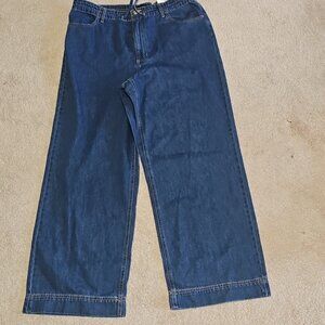 Free Assembly Womens Wide Leg Trouser Jeams